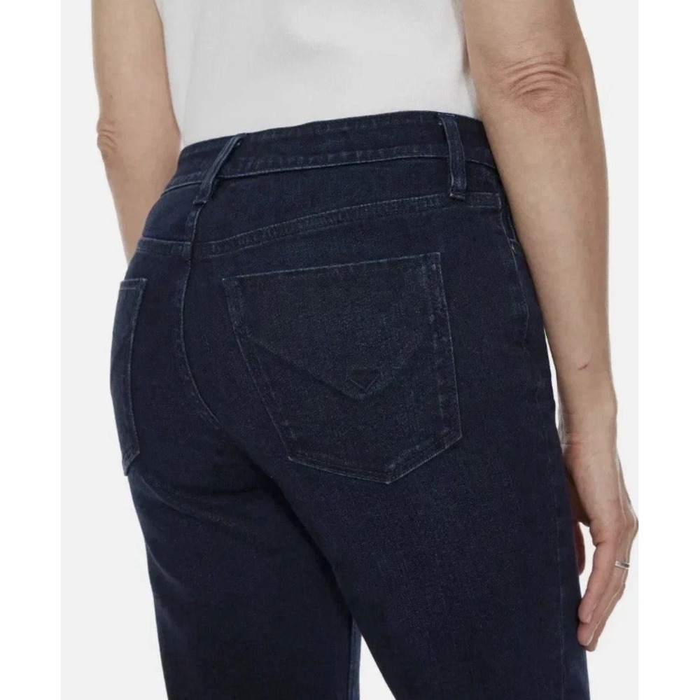 Hudson Los Angeles Women's Straight Leg Stretch Jean Midrise, Dark Blue, Size: 4 - Picture 5 of 6